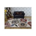 Glitzy Rugs 9 x 12 ft. Hand Tufted Wool Floral Rectangle Area RugCream UBSK03066T0009A17